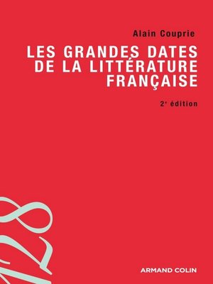 cover image of Les grandes dates de la littérature française